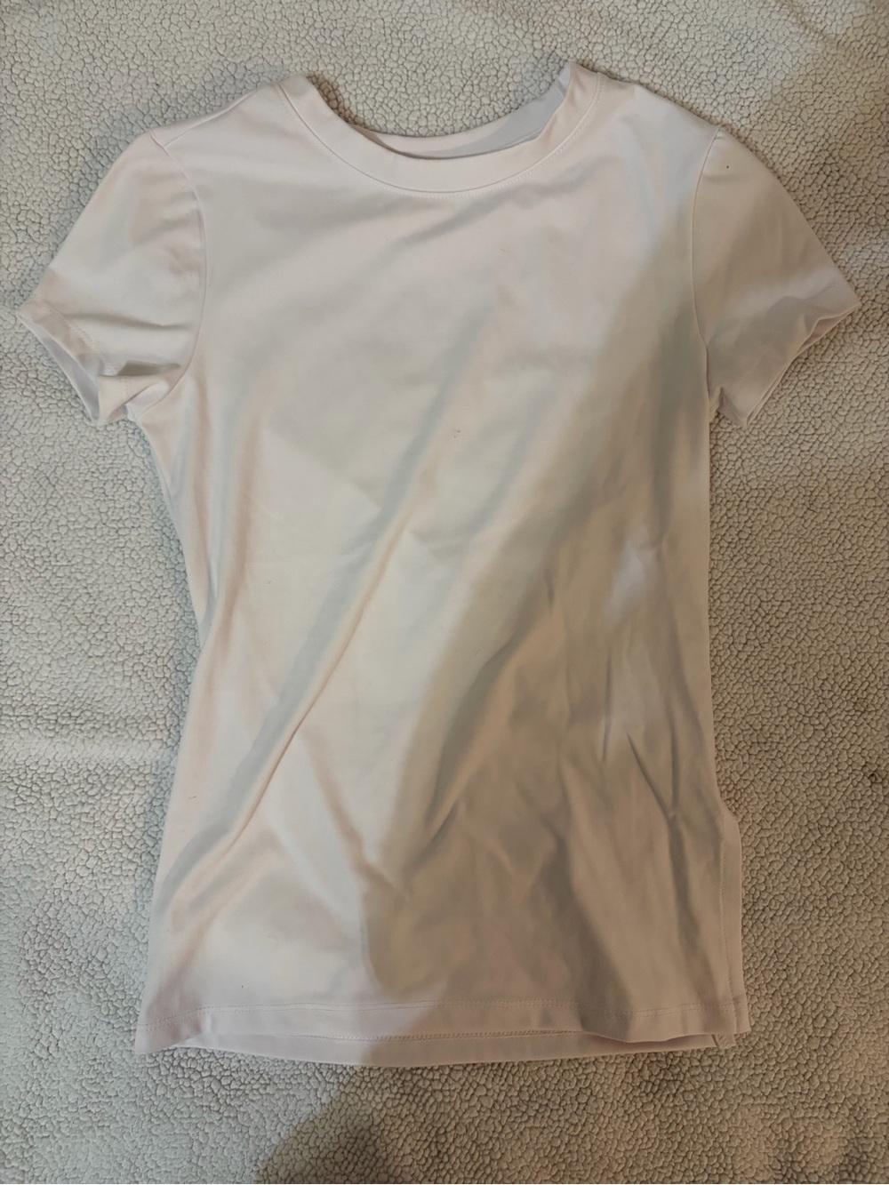 Women's Slim Fit Crewneck Tee - White